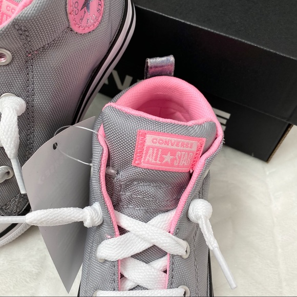 Converse Chuck Taylor Mid Lace-Up Sneaker - Kids - Picture 3 of 8